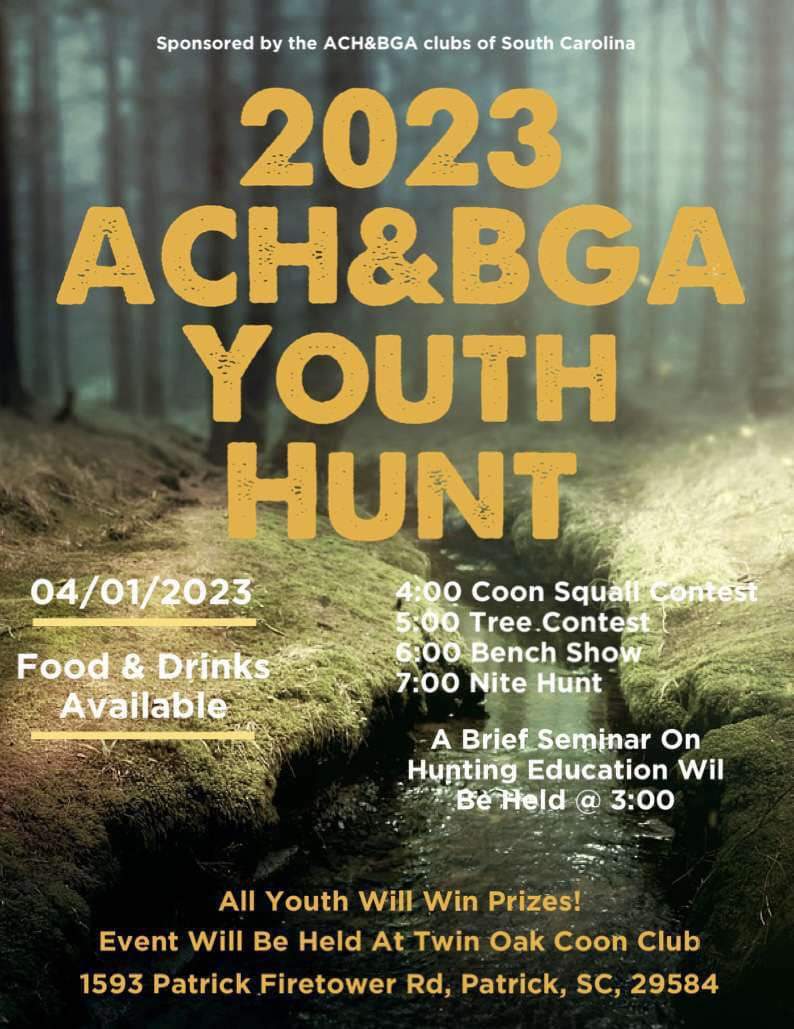 SC Youth Hunt poster