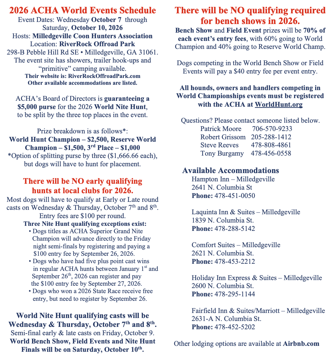 2026 World Events info, page 1